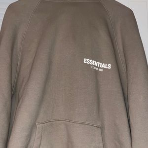 Large, tan, Essentials sweater